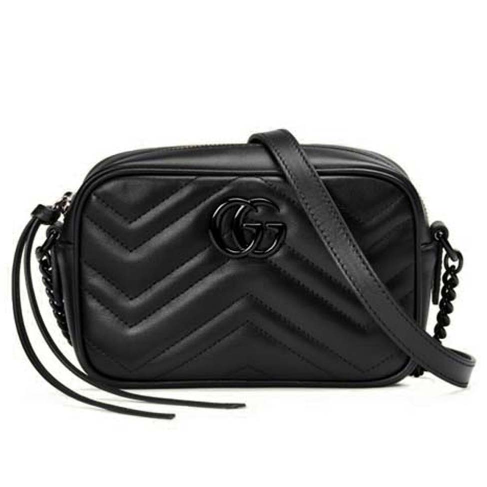 G*u*i gg marmont mini shoulder bag ‎634936   (18*12*6cm)